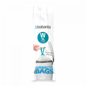 Пакет для мусора W, 20 штук, 5 л, полиэтилен, BRABANTIA, Бельгия, Мусорные ведра 5 л. Brabantia
