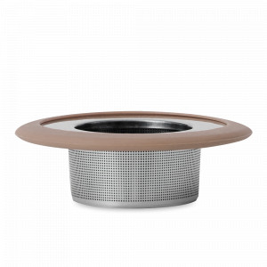 Ситечко для заваривания чая складное, 9,8 х 3 см, нержавеющая сталь, силикон, розовый, серия Infusion, VIVA Scandinavia, Дания, Ситечки для чая