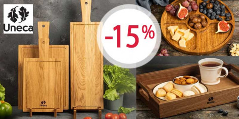 Скидка -15% на бренд UNECA