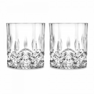 Набор из 2-х стаканов для виски, 300 мл, хрустальное стекло, серия Opera, RCR, Италия, Стаканы для виски RCR