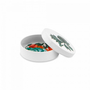 Шкатулка с крышкой, 12,5 см, фарфор, декор, серия Duality, VISTA ALEGRE, Португалия, Шкатулки