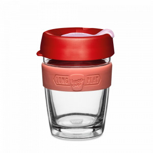 Кружка дорожная Longplay Brew M, закаленное стекло, пластик, 340 мл, серия Azalea, KEEPCUP, Австралия, KEEPCUP (Австралия)