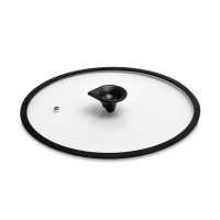 Крышка стеклянная , 32 см, стекло, алюминий, серия K360, LUCHETTI, Китай