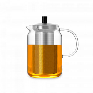 Чайник заварочный с ситечком, 900 мл, боросиликатное стекло, нержавеющая сталь, SAMADOYO, Китай, Китайские заварочные чайники