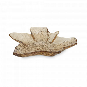 Блюдо «Кленовый лист», 22 х 23 см, стекло, оранжевый, серия Autumn Forest, ANNA LAFARG, Китай, Скидка до -20% на бренд ANNA LAFARG