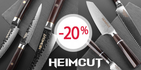 Скидки -20% на ножи HEIMCUT