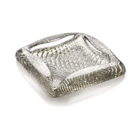 Пепельница 18х18 см, цвет beige/crome, серия Divina, IVV, Италия_00776240042383053073.jpg