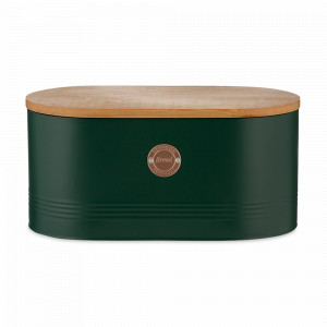 Хлебница , 34 х 18 х 15 см, нержавеющая сталь, зеленый, серия Living, TYPHOON, Великобритания, TYPHOON (Великобритания)