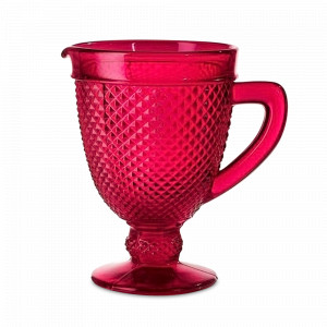 Кувшин , 1 л, стекло, красный, серия Bicos Red, VISTA ALEGRE, Португалия, Кувшины