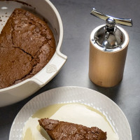 Форма круглая для запекания, 27 см, 2.1 л, керамика, кремовый, серия Ecru, PEUGEOT CERAMIC, Франция_00810710043898012141.jpg