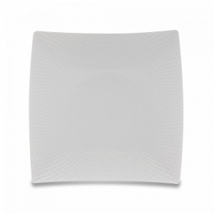 Тарелка закусочная квадратная, 23 х 23 см, фарфор, белый, серия Даймонд, MAXWELL WILLIAMS, Австралия, Австралийский фарфор