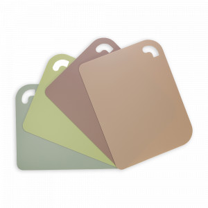 Набор из 4-х разделочных ковриков, 28.5 х 36 см, полипропилен, мультиколор, серия SmartChef, SMART SOLUTIONS, Россия, Разделочные доски