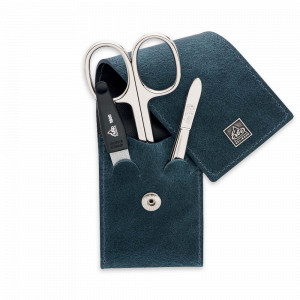 Набор маникюрный в кожаном футляре, 3 предмета, ERBE, Германия, Мужской маникюрный набор