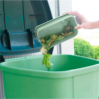 Контейнер для пищевых отходов, 22.1 х 12.7 х 10.7 см, пластик, мятный, серия Sink Side, BRABANTIA, Бельгия_00812680049893818625.jpg