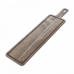 Доска композитная с желобом для сервировки и подачи, 49х12см, дуб мореный, серия ProFashion, ComposeEat, Россия, COMPOSE EAT (Россия)