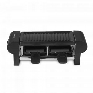 Гриль - раклетница, 20,5 х 10,5 см, нержавеющая сталь, черный, CLATRONIC, Германия, CLATRONIC (Германия)