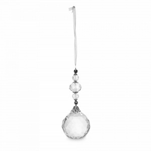 Украшение елочное Кристалл на подвеске, 10 см, акрил, прозрачный, серия Event, ANNA LAFARG, Китай, Новогодний Декор ANNA LAFARG