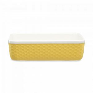 Блюдо для запекания, 21.6 х 16.5 см, керамика, желтый, серия Marshmallow, LIBERTY JONES, Россия, Marshmallow LIBERTY JONES