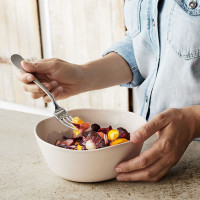 Тарелка десертная ROSEE, 20 см, керамика, бежевый, серия Brume, GUY DEGRENNE, Франция_00810280037291736885.jpg