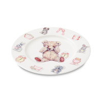 Набор детской посуды для девочки «Тедди», 3 предмета, костяной фарфор, декор, ROY KIRKHAM, Великобритания_00814130044647321374.jpg