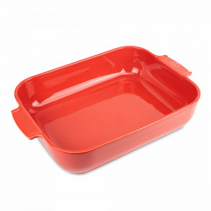 Форма для запекания прямоугольная, 40 х 25.7 см, 5.2 л, керамика, красный, серия Red, PEUGEOT CERAMIC, Франция, Скидка до -35% на PEUGEOT CERAMIC