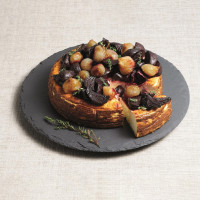 Доска круглая сервировочная, 35 см, натуральный камень, серия Arteza, KITCHEN CRAFT, Великобритания_00817710053447423538.jpg