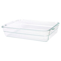 Контейнер прямоугольный стеклянный, 2.2 л, стекло, оранжевый, GLASSLOCK, Корея_00814020002700934469.jpg