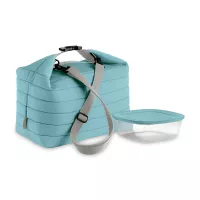 Термосумка с контейнером, 3 л, полиэстер, полиуретан, полипропилен, голубой, серия Handy, GUZZINI, Италия, 