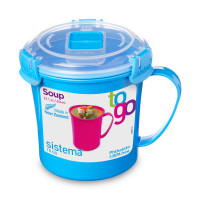 Кружка суповая, 656 мл, пластик, серия To Go, SISTEMA, Новая Зеландия