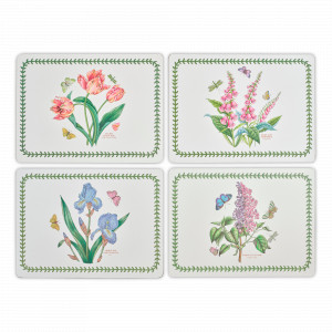 Набор из 4-х подставок под горячее «Ботанический сад», 40 х 29 см, пробка, серия Botanic Garden, PIMPERNEL, Великобритания, Подставки для горячего