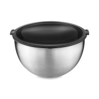 Миска с крышкой Muovo, 20 см, нержавеющая сталь, пластик, GEFU, Германия