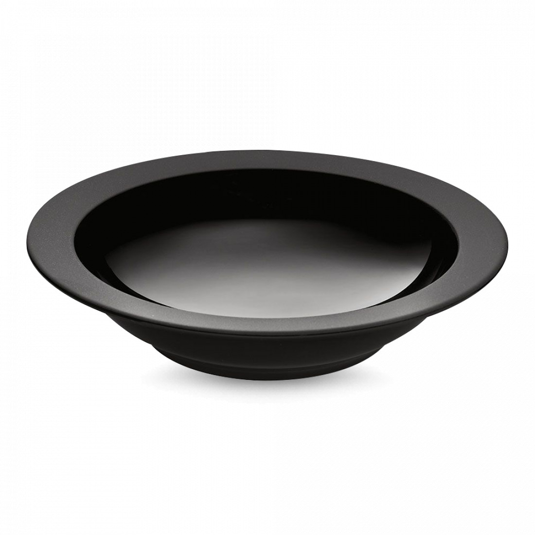 Тарелка суповая ONYX, 20 см, керамика, черный, серия Bahia, GUY DEGRENNE, Франция