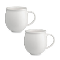 Набор кружек, 2 предмета, 400 мл, фарфор, белый, серия Milky Cloud, LIBERTY JONES, Россия