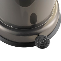 Ведро для мусора с педалью Big Baseboy, 30 л, 36,2 х 80 см, нержавеющая сталь, графитовый, WESCO, Германия_00801340046682479641.jpg