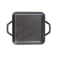 Сковорода - гриль с двумя ручками, 28 х 28 см, чугун, серия Chef Collection, LODGE, США_00806060048042753269.jpg