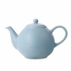 Чайник заварочный с ситечком, 840 мл, фарфор, нержавеющая сталь, голубой, серия Classic, VIVA Scandinavia, Дания, Чайники