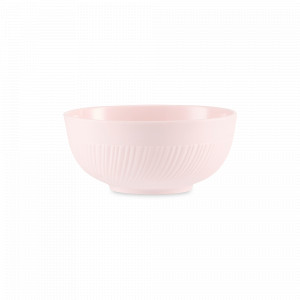 Салатник порционный, 15 см, фарфор, розовый, рельеф, серия Рассвет, DECOR DE TABLE, Россия, Пиалы, салатники индивидуальные