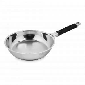 Сковорода, 24 см, нержавеющая сталь, серия Silence PRO, ROESLE, Китай, НОВИНКИ