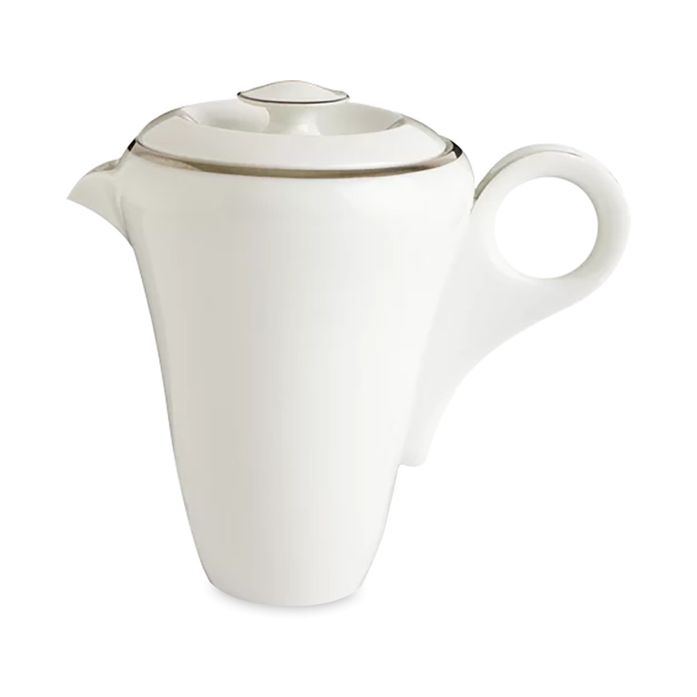Кофейник , 700 мл, фарфор, белый, золотой, серия SD One, GUY DEGRENNE, Франция