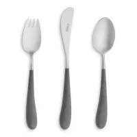 Набор детских столовых приборов, 3 предмета, нержавеющая сталь 18/10, серия Alice, CUTIPOL, Португалия, 