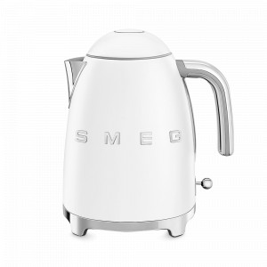 Чайник электрический, 1,7 л, нержавеющая сталь, белый матовый, SMEG, Италия, SMEG (Италия)