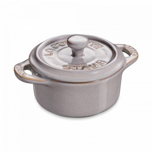 Кокот мини круглый, 10 см, керамика, серый, серия Ceramics, STAUB, Франция, STAUB (Франция)