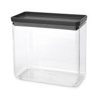 Контейнер модульный для продуктов, 3.5 л, 22 х 11 х 20.2 см, пластик, темно-серый, серия Tasty+, BRABANTIA, Бельгия_00817010067407981021.jpg