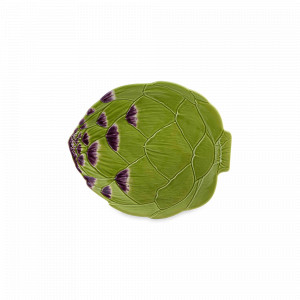 Тарелка десертная «Артишок», 17 х 14,8 х 2,1 см, керамика, салатовый, декор, серия Артишок, Bordallo Pinheiro, Португалия, BORDALLO PINHEIRO (Португалия)