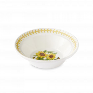 Тарелка для каши «Подсолнух», 15.5 см, фаянс, белый, декор, серия Botanic Garden, PORTMEIRION, Великобритания, PORTMEIRION (Великобритания)
