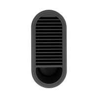 Подставка для ножей с отделением для кухонных принадлежностей, 23 х 19 см, пластик, темно-серый, серия Profile New, BRABANTIA, Бельгия_00802910064269116413.jpg