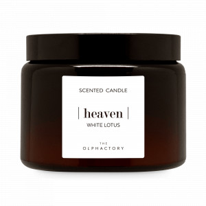 Ароматическая свеча «Белый лотос», в стеклянном стакане, воск, AMBIENTAIR, Испания, Ароматы для дома