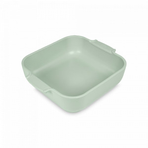 Форма для запекания квадратная, 28 х 28 см, 2.7 л, керамика, светло-зеленый, серия Sage Green, PEUGEOT CERAMIC, Франция, Весенняя сервировка