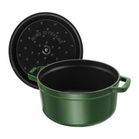 Кокот круглый, 6,7 л, 28 см, чугун, зеленый, серия La Cocotte, STAUB, Франция_00795640042514089207.jpg