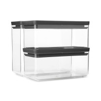 Набор из 3-х модульных контейнеров для продуктов, 2 х 1.5 л + 3.5 л, пластик, темно-серый, серия Tasty+, BRABANTIA, Бельгия_00817010067687704781.jpg